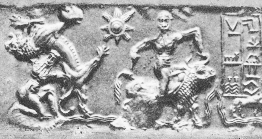 Gilgamesj en Enkidoe